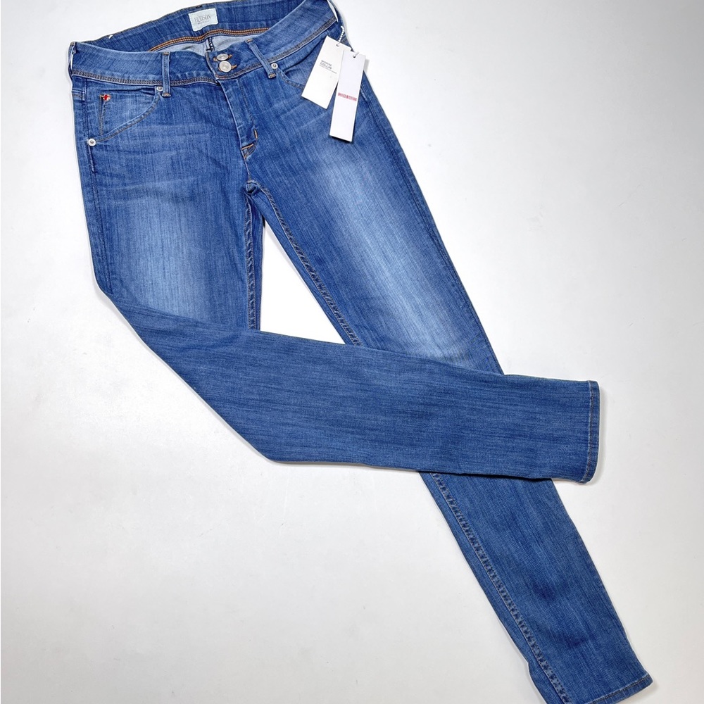 HUDSON Midrise Collin super stretch skinny Jeans NEW 27